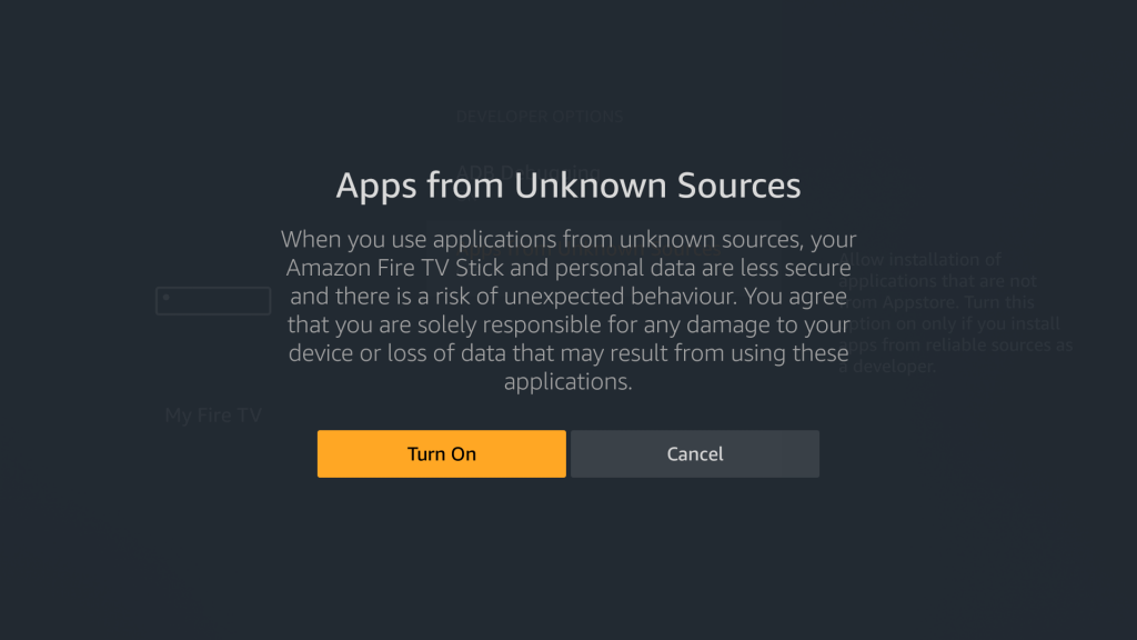 Turn On Apps from Unknown Sources