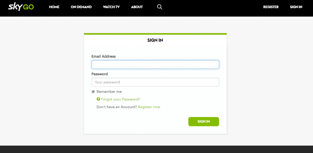 Provide Login Credentials