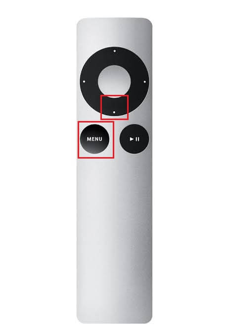 Reboot Apple TV with Silver Remote