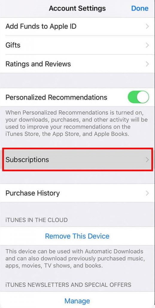 Select Subscriptions
