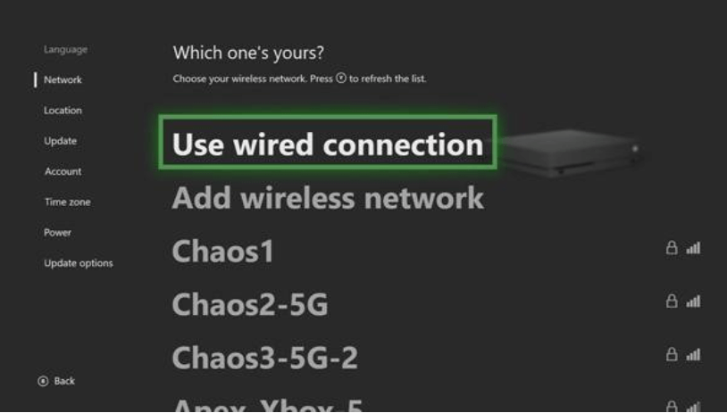 Select Wireless Network