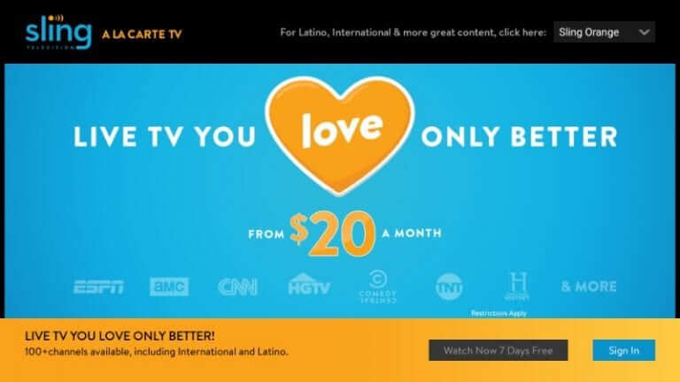 Sling TV on Firestick