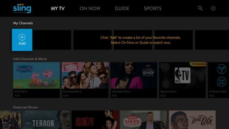 Sling TV on Firestick