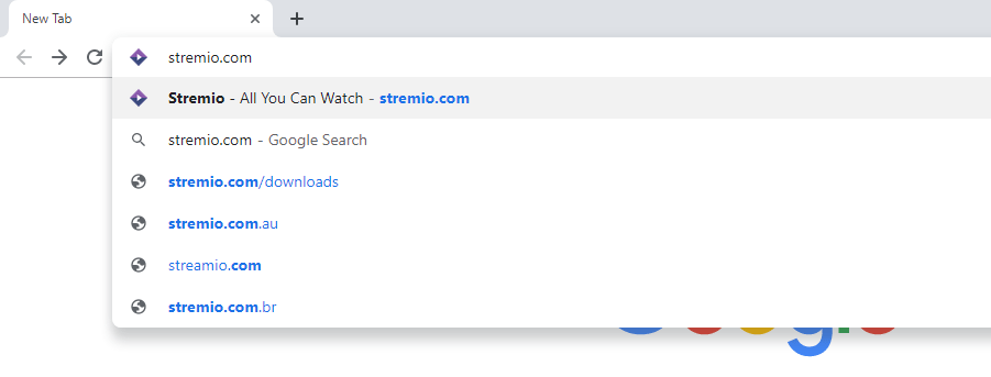 Stremio website