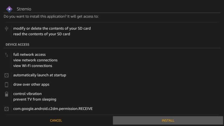 Install Stremio on Firestick