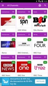 UkTVNow Channels