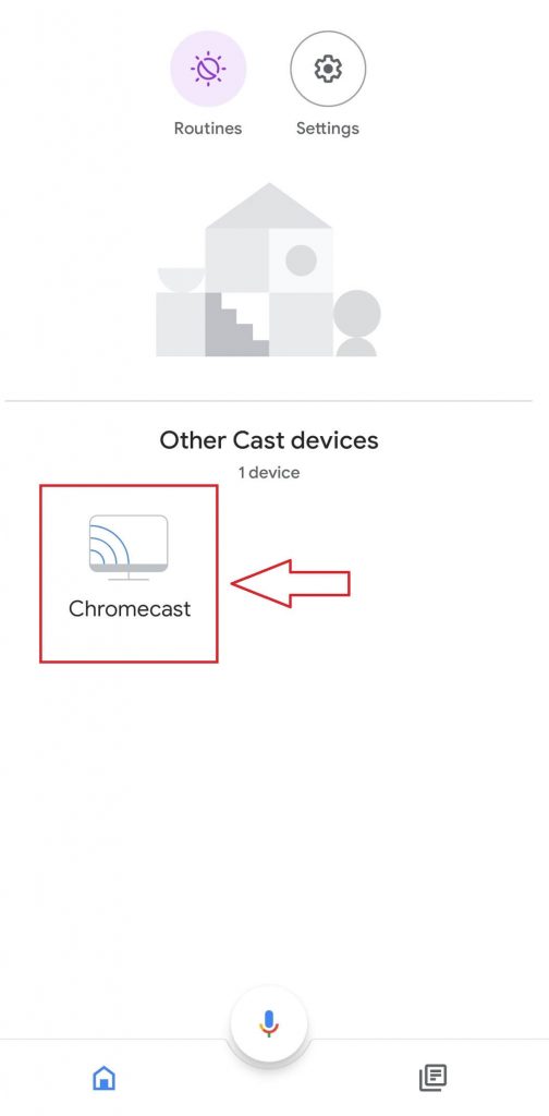 Select Chromecast