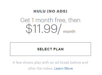 Hulu Subscription