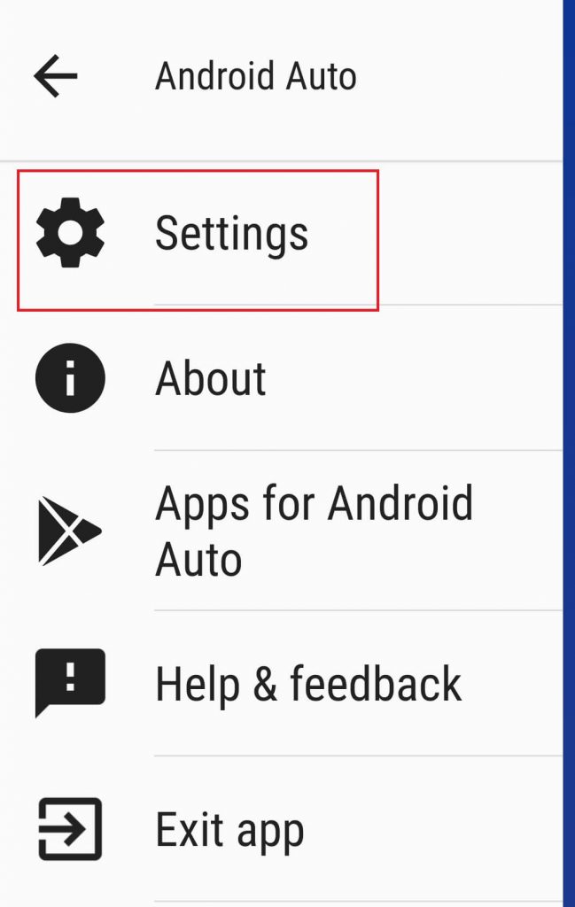  Android Auto Settings 