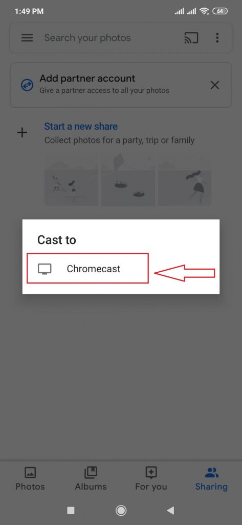 Chromecast Google Photos