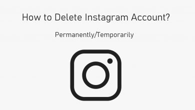 How to delete instagram account