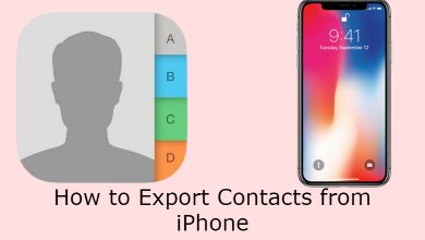 How to Export Contacts from iPhone