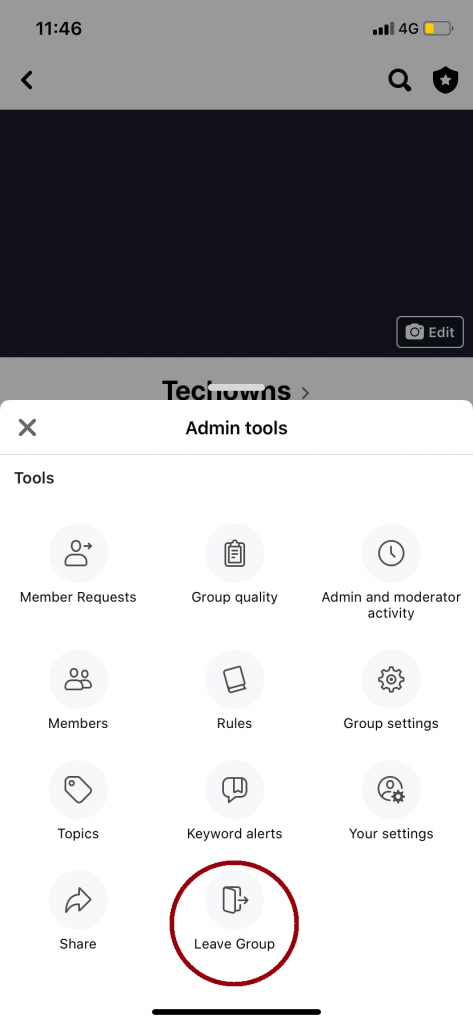 How to delete Facebook Group