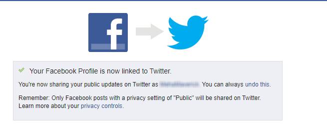 how to link facebook to twitter