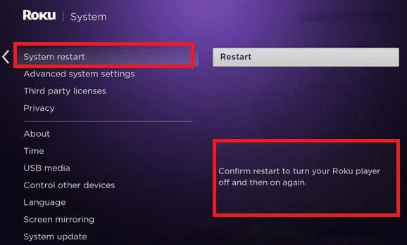  Roku settings