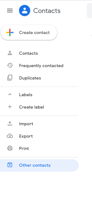 Import your Contacts to Google 