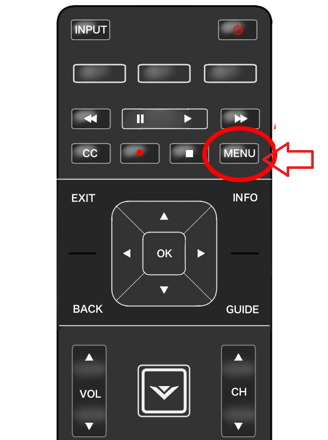 Press menu button