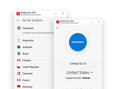 Features of Bitdefender VPN