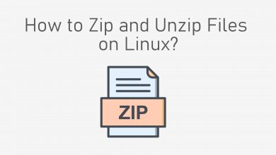 zip and unzip files on Linux