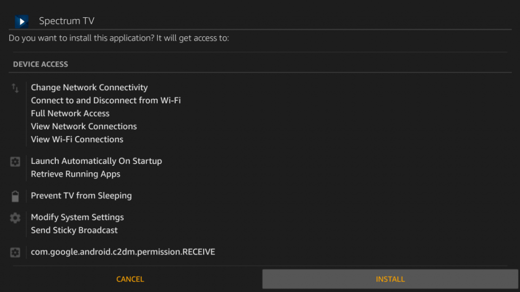 Spectrum TV on Firestick