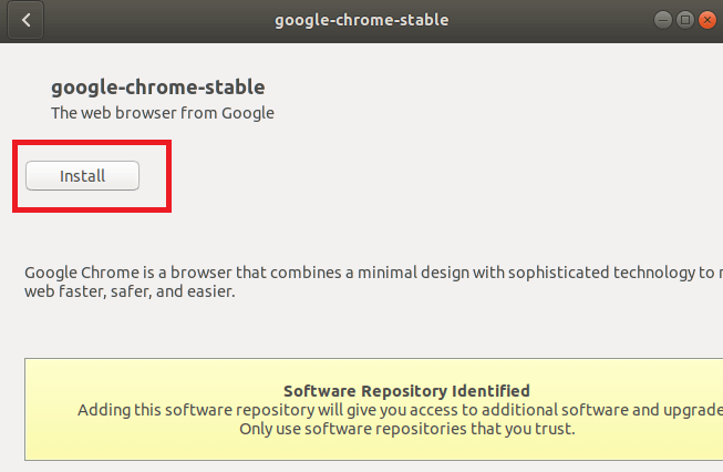 Install Google Chrome on Ubuntu