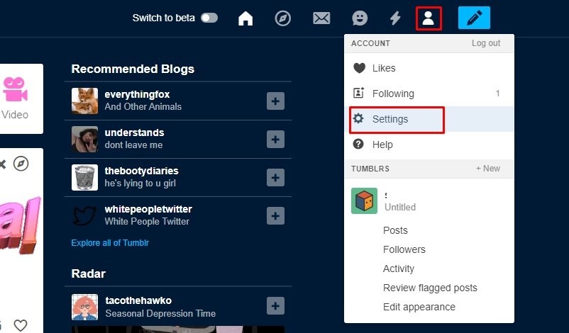 How to Turn Off Safe Mode on Tumblr