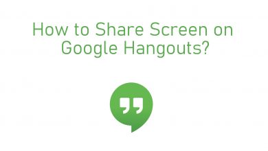 How to Share Screen on Hangouts?