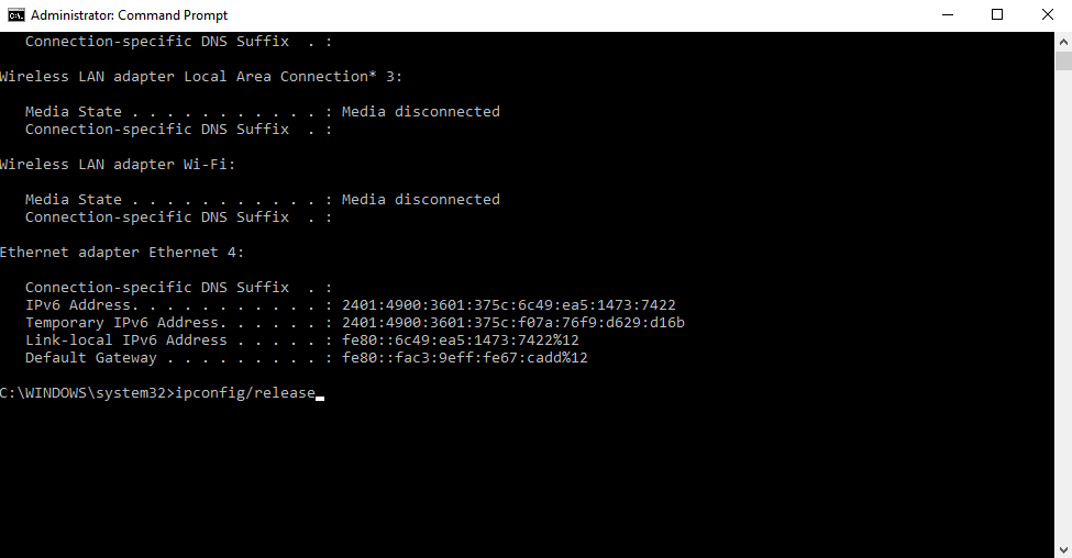 Change IP Address