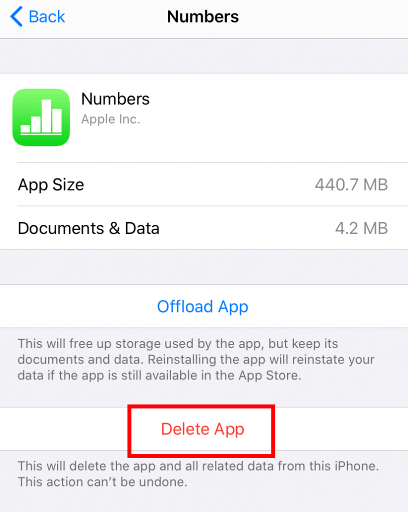 Clear App Cache on iPad