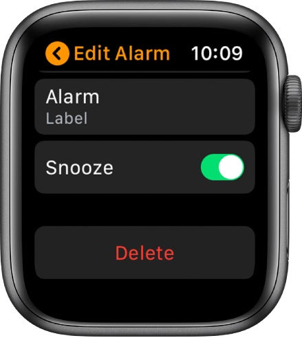 Delete Alarms on Apple Watch