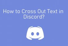Cross out text in discord