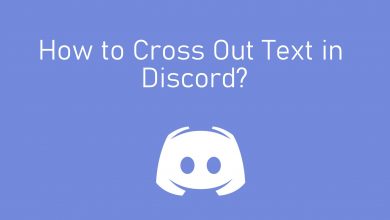 Cross out text in discord