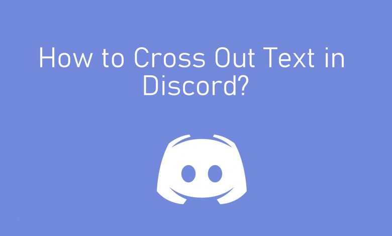 Cross out text in discord
