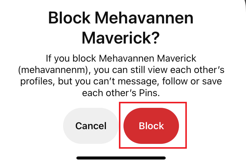 How to Block Someone on Pinterest