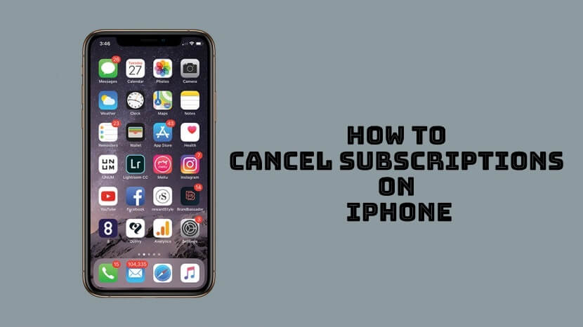 How to Cancel Subscriptions on iPhone