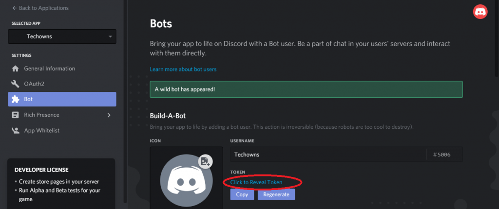 Make a discord bot