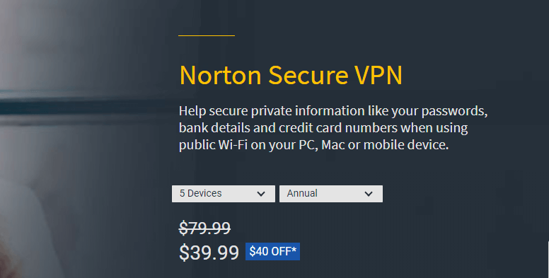 Norton Secure VPN