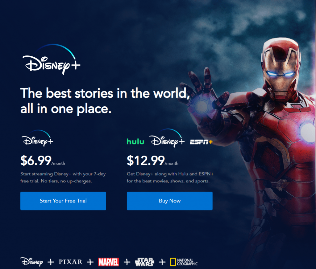 Sign Up for Disney Plus