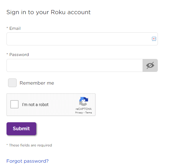Sign in to your Account