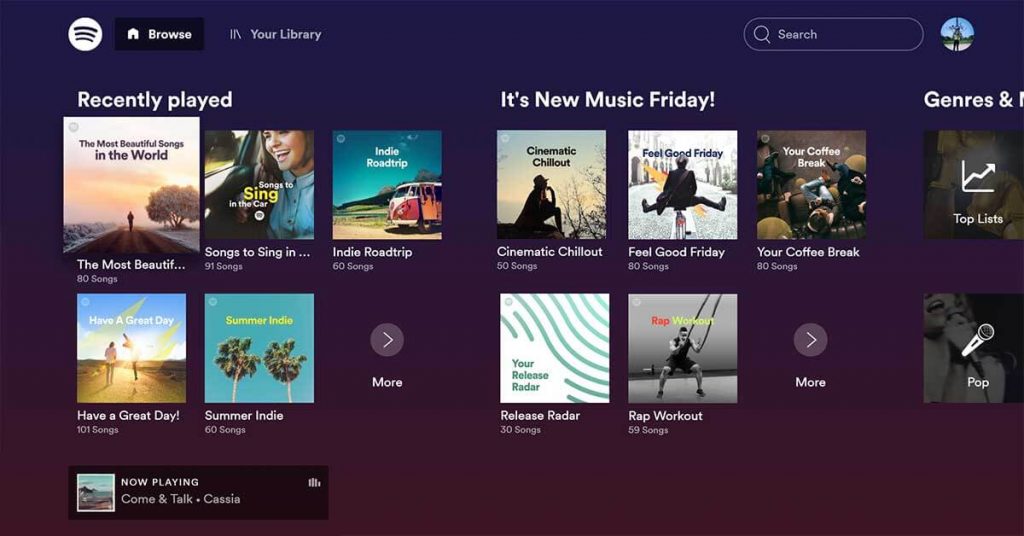 Spotify on Roku