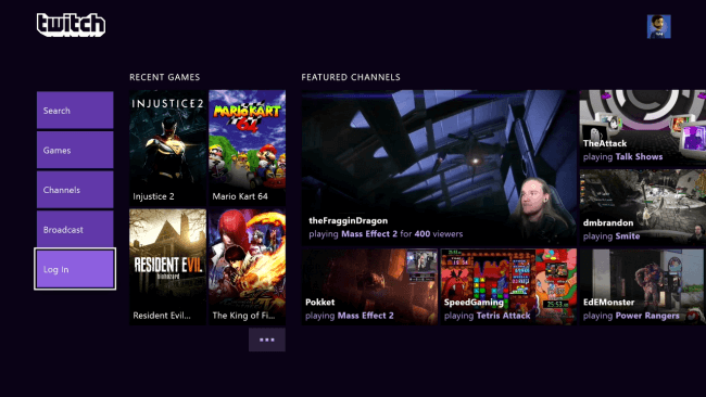 Twitch on Xbox