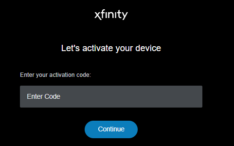 Activate Xfinity Stream on Samsung Smart TV