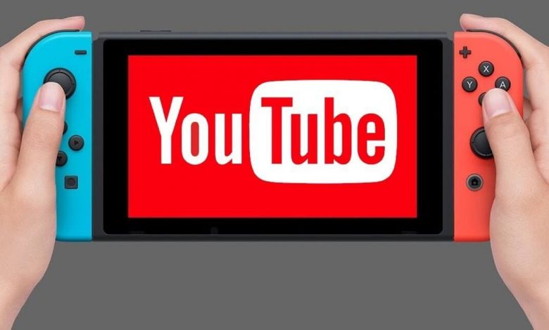 YouTube on Nintendo Switch