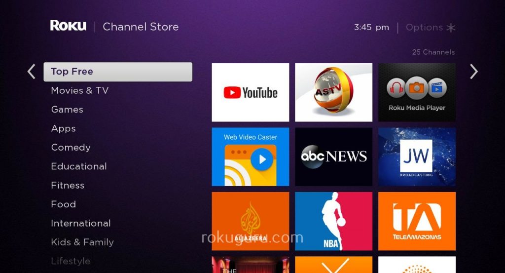 top free Roku channels