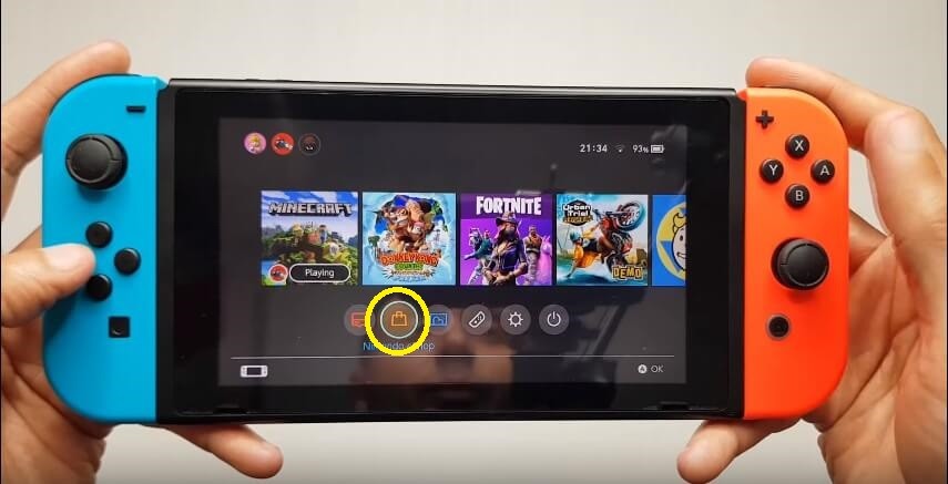 YouTube on Nintendo Switch