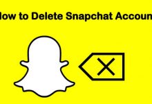 delete snapchat account