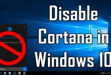 Disable Cortana in Windows 10
