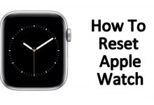 reset apple watch