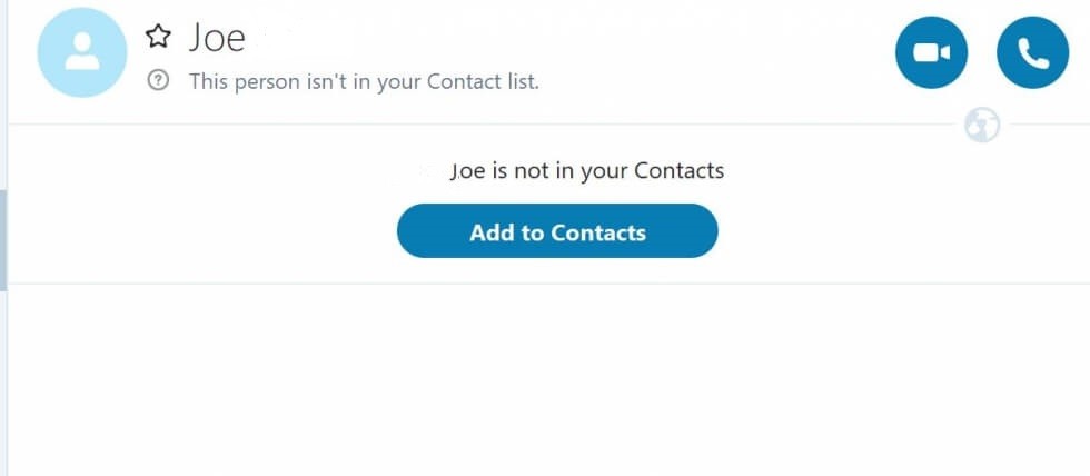 Add the Contact