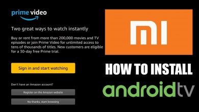 amazon prime login in mi tv
